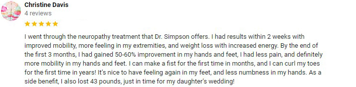 Chiropractic Athens GA Neuropathy Testimonials Christine Davis Chiropractic Athens GA Neuropathy Testimonials Christine Davis
